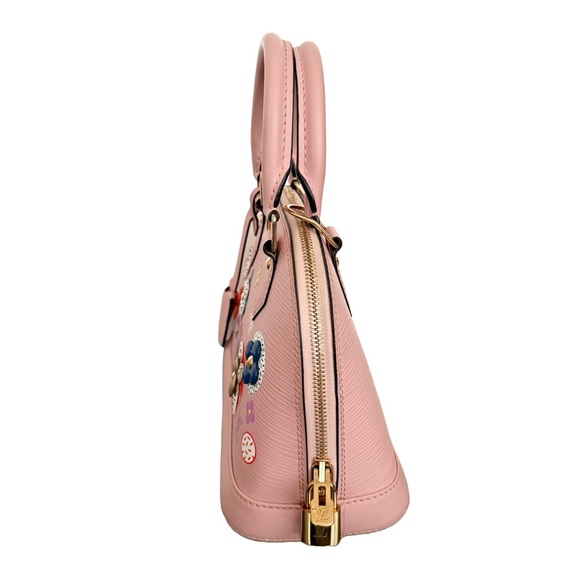 Louis Vuitton Epi Alma BB Blooming Flowers Multicolor Rose Ballerine Pink - Picture 5 of 15